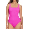 Square Neck One Piece Swimsuit