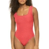 Square Neck One Piece Swimsuit