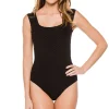 Square Neck One Piece Swimsuit