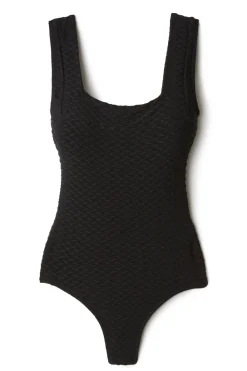 Square Neck One Piece Swimsuit