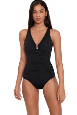 Square Ring One Piece Swimsuit