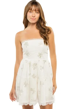 Stardust Strapless Mini Dress