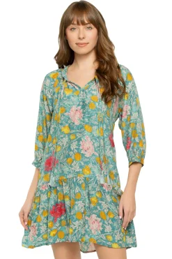 Stevie Drop Waist Silk Dress