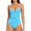 Stitched One Piece Swimsuit
