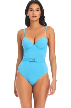 Stitched One Piece Swimsuit