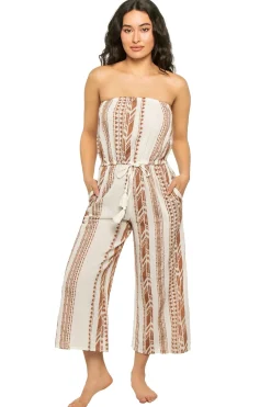 Strapless Coulotte Jumpsuit