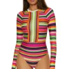 Stripe Long Sleeve Surfsuit