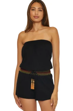 Sunset Strapless Romper