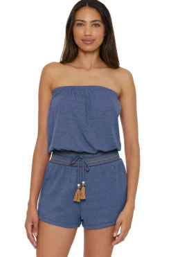 Sunset Strapless Romper