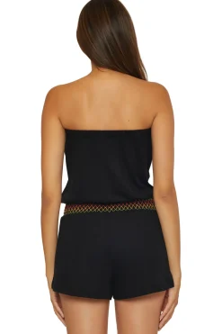 Sunset Strapless Romper