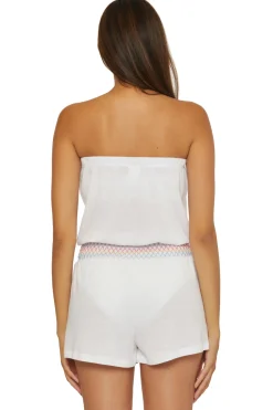 Sunset Strapless Romper