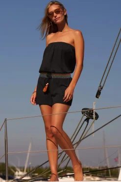 Sunset Strapless Romper