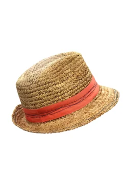 Tarboush Grosgrain Topstitched Fedora