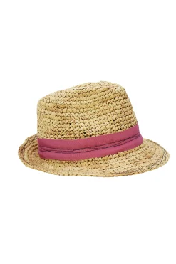 Tarboush Grosgrain Topstitched Fedora