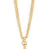 T-Bar Curb Link Necklace