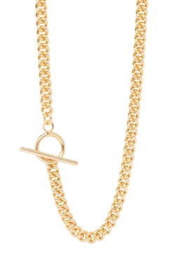 T-Bar Curb Link Necklace