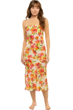 Thara Strapless Midi Dress