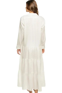 The Tiered Shirt Maxi Dress