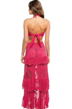 Tiered Lace Maxi Skirt