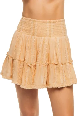 Tonal Textured Skirt