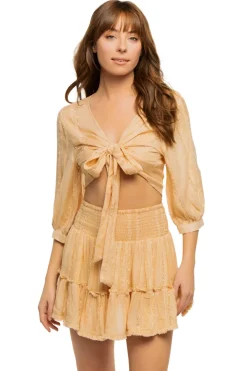 Tonal Textured Skirt