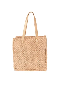 Treviso Raffia Tote