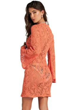 Tropical Crochet Kimono