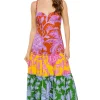 Tropical Swing Midi Dress