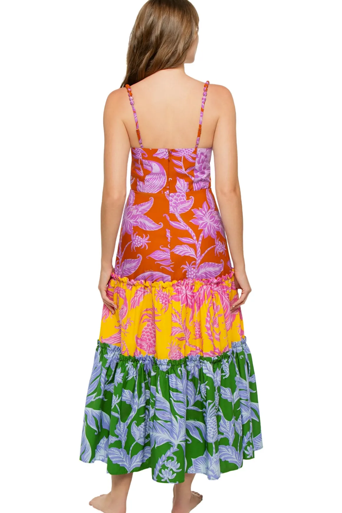 Tropical Swing Midi Dress