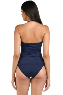 Twist Bandeau Tankini Top