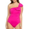 Underwire Asymmetrical One Piece Swimsuit