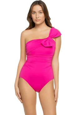 Underwire Asymmetrical One Piece Swimsuit
