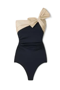 Underwire Asymmetrical One Piece Swimsuit