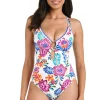 Underwire Lace Up One Piece