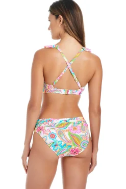 Underwire Ruffle Bikini Top (D+ Cup)