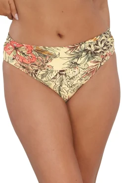 Unforgettable Banded Hipster Bikini Bottom