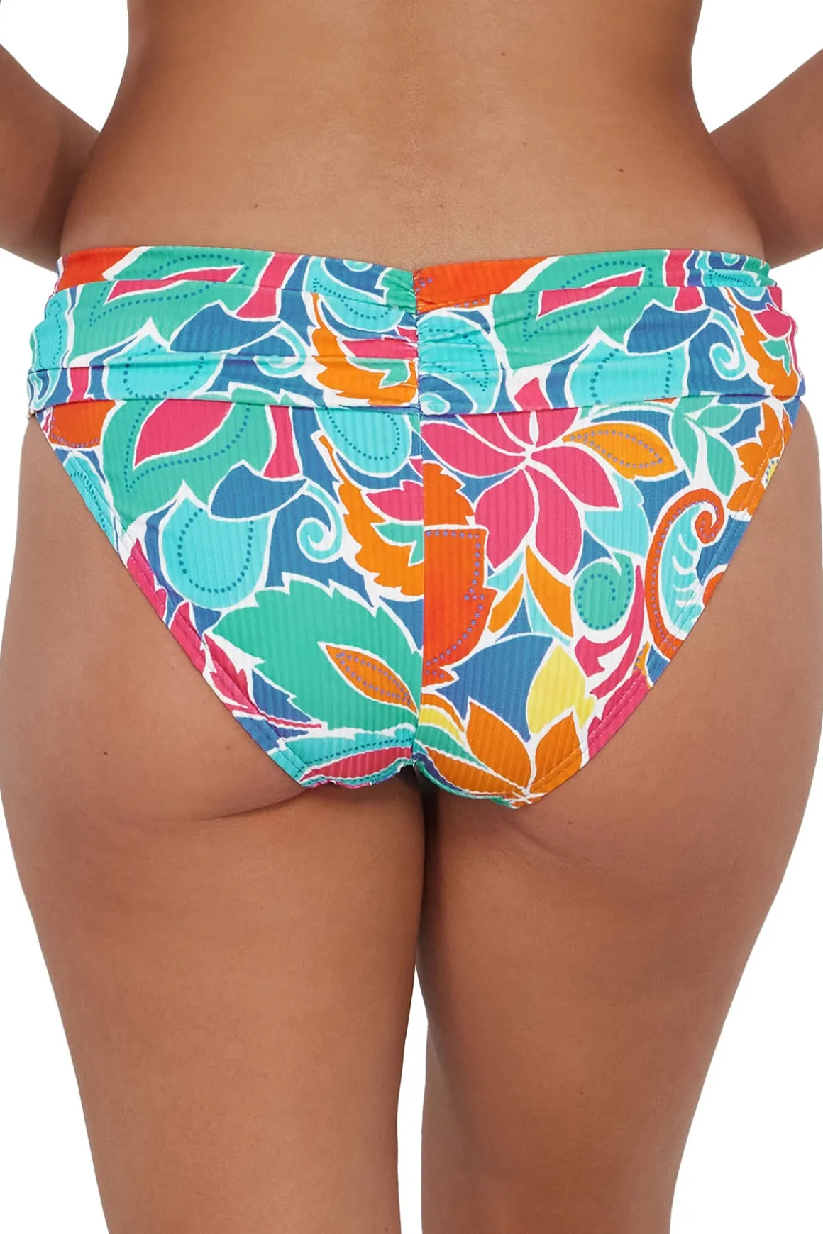Unforgettable Banded Hipster Bikini Bottom
