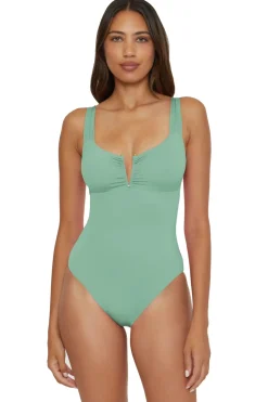Viviana V-Front One Piece Swimsuit
