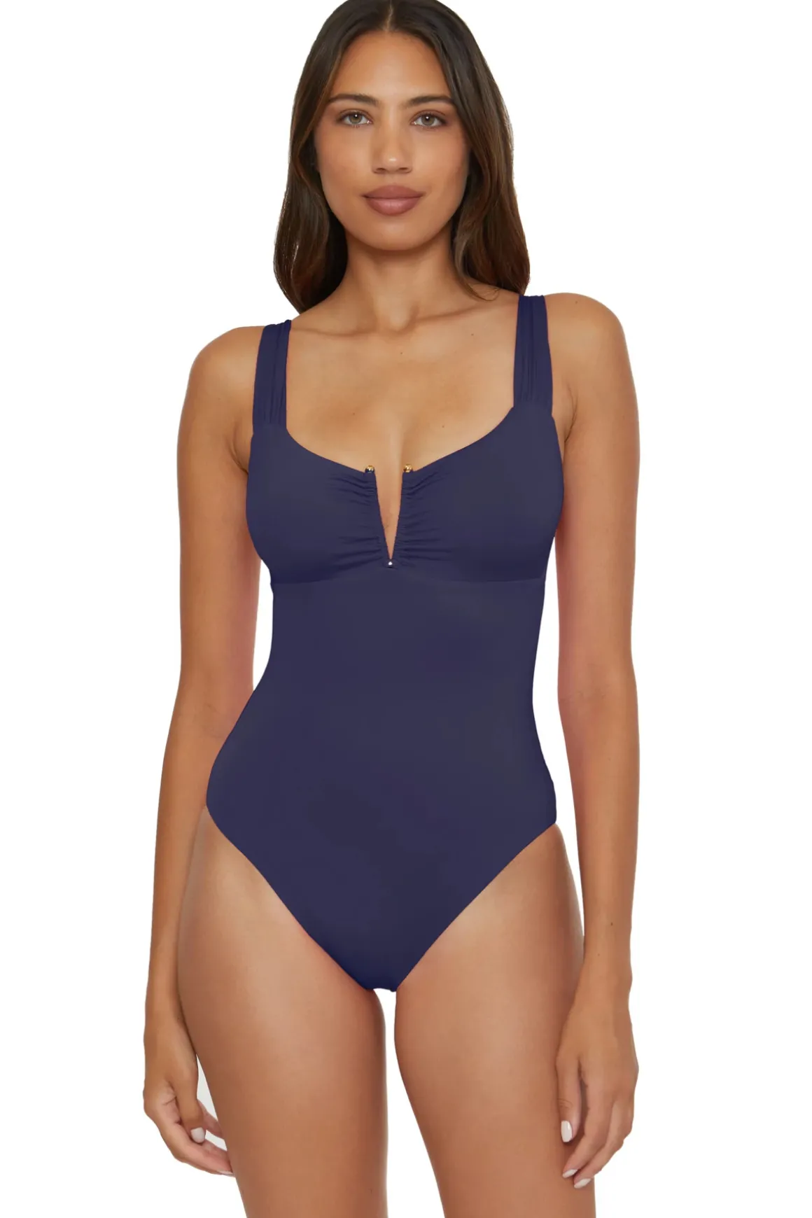 Viviana V-Front One Piece Swimsuit