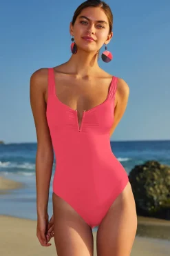Viviana V-Front One Piece Swimsuit