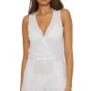 V-Neck Surplice Romper