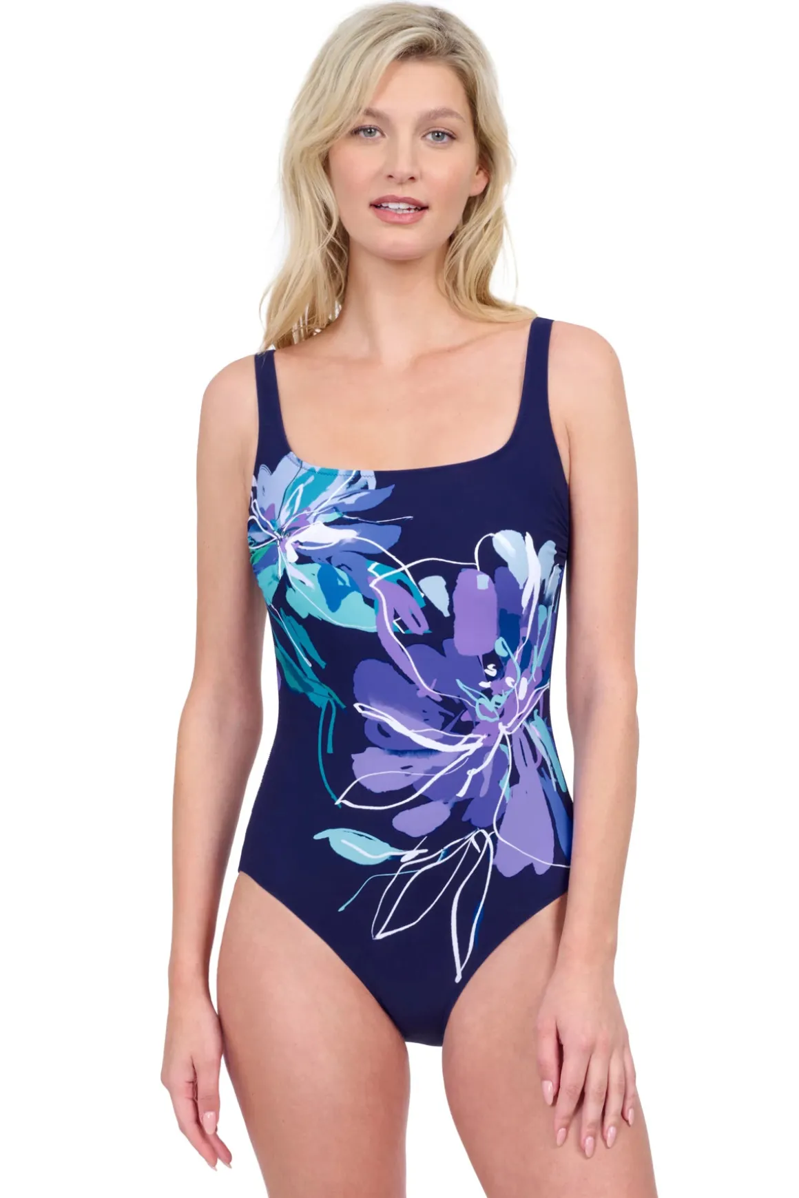 Water Lily One Piece Swimsuit