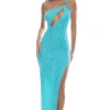Wave Chaser Asymmetrical Maxi Dress