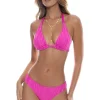Wave Chaser Halter Bikini Top
