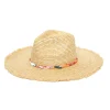 Wheat Straw Fedora Hat