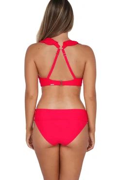 Willa Wireless Bralette Bikini Top (D+ Cup)