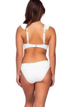 Willa Wireless Bralette Bikini Top (D+ Cup)