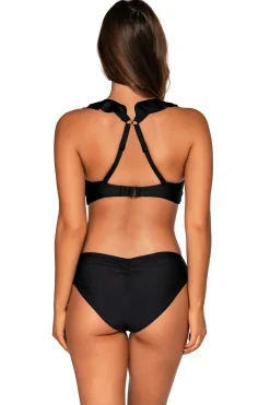 Willa Wireless Bralette Bikini Top (D+ Cup)