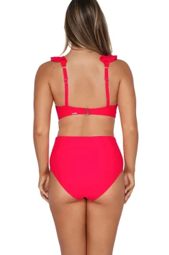 Willa Wireless Bralette Bikini Top (D+ Cup)