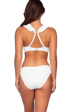 Willa Wireless Bralette Bikini Top (D+ Cup)